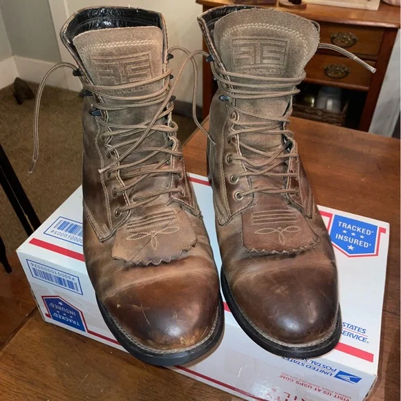 Ariat Lace up Men’s Boots - Picture 5 of 16